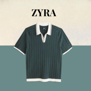 Zyra Classic Knit Polo Tee